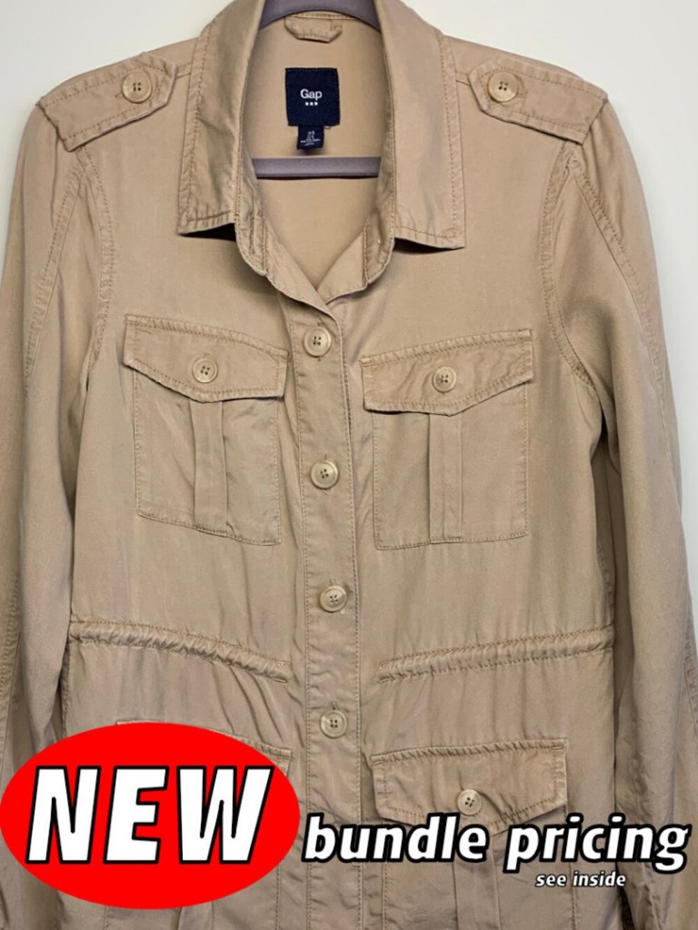 Button Up GAP Long Shirt Size SMALL